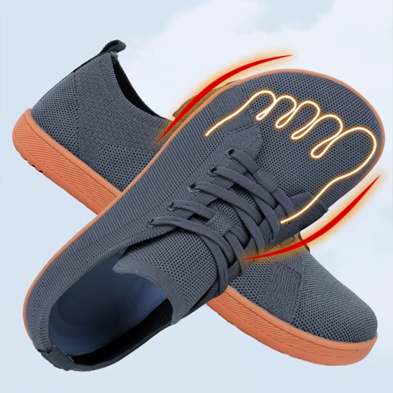 Chaussures pieds nus à bout large pour hommes et femmes