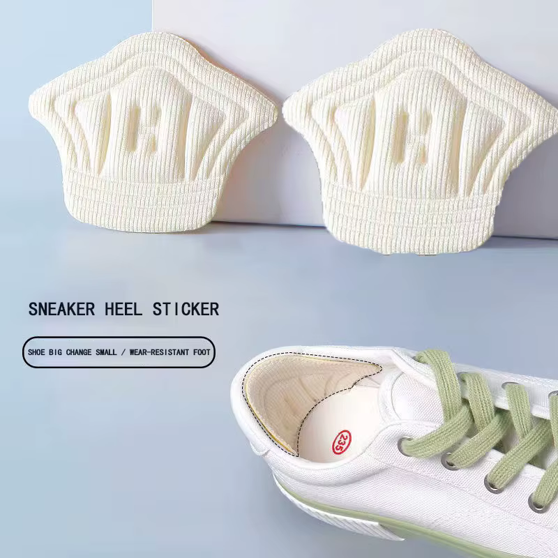 1 paire de coussinets de chaussures Anti-usure semelles intérieures de talon Patch unisexe coussinets soins des pieds protecteur adhésif dos autocollant chaussures insérer semelle intérieure