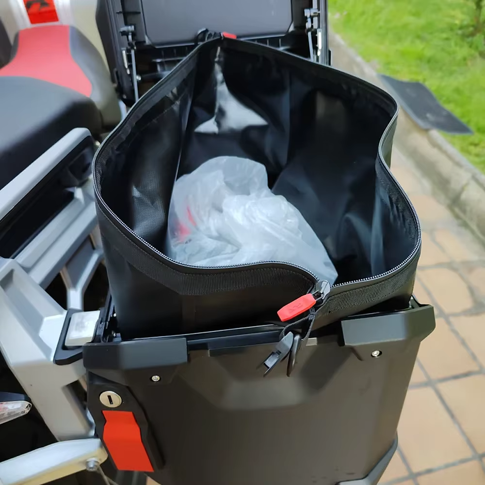 Sac intérieur noir pour bagages de moto, pour BMW R1300GS ADVENTURE R 1300 GS Adventure 1300GSA, sacs supérieurs en aluminium
