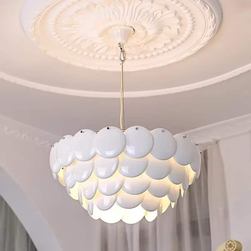 Lampe en céramique blanche au design danois moderne, lustre Pembridge, lumière qualifiée ale créative pour chambre à coucher, salon, décoration d'intérieur, lampe de salle à manger