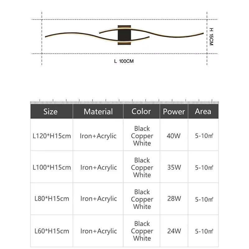 Applique Murale LED au Design Moderne