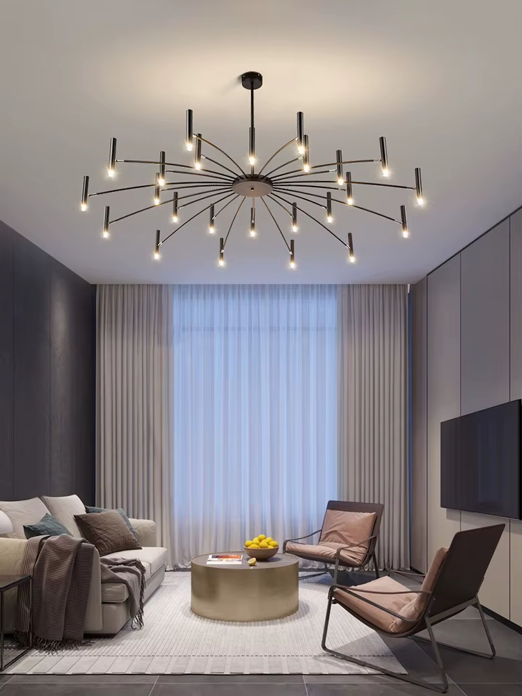 Lampe de salon, nouveau lustre de luxe pour chambre à coucher, lampes nordiques, ambiance moderne minimaliste pour la maison, luminaires de salle à manger