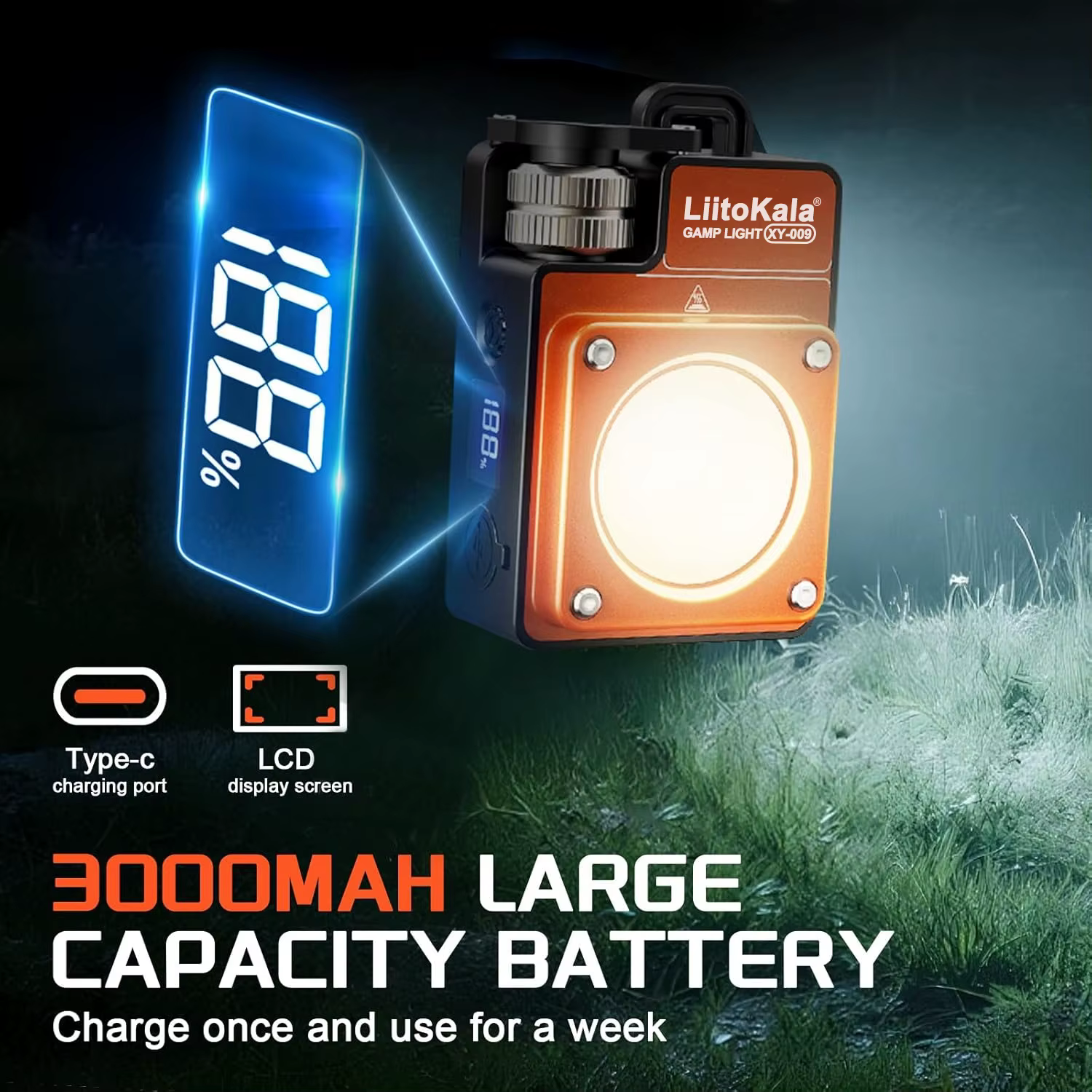 Lampe de camping LiitoKala XY-009 3500LM
