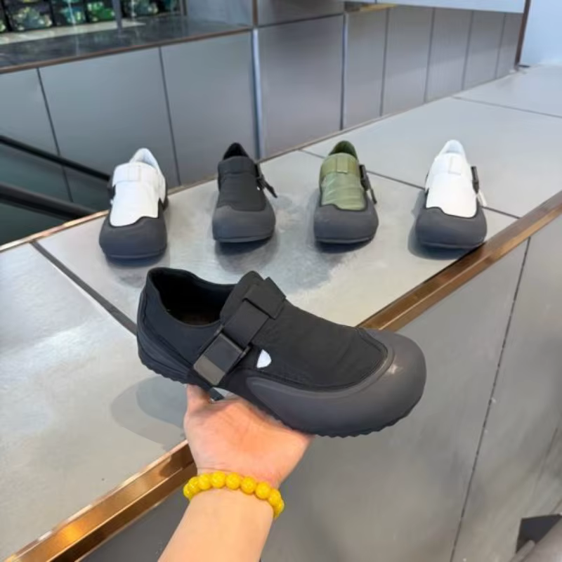 Chaussures de randonnée pour hommes, chaussures de sport respirantes à boucle, en tissu patchwork, plateforme épaisse, chaussures de trekking, chaussures de camping pour hommes