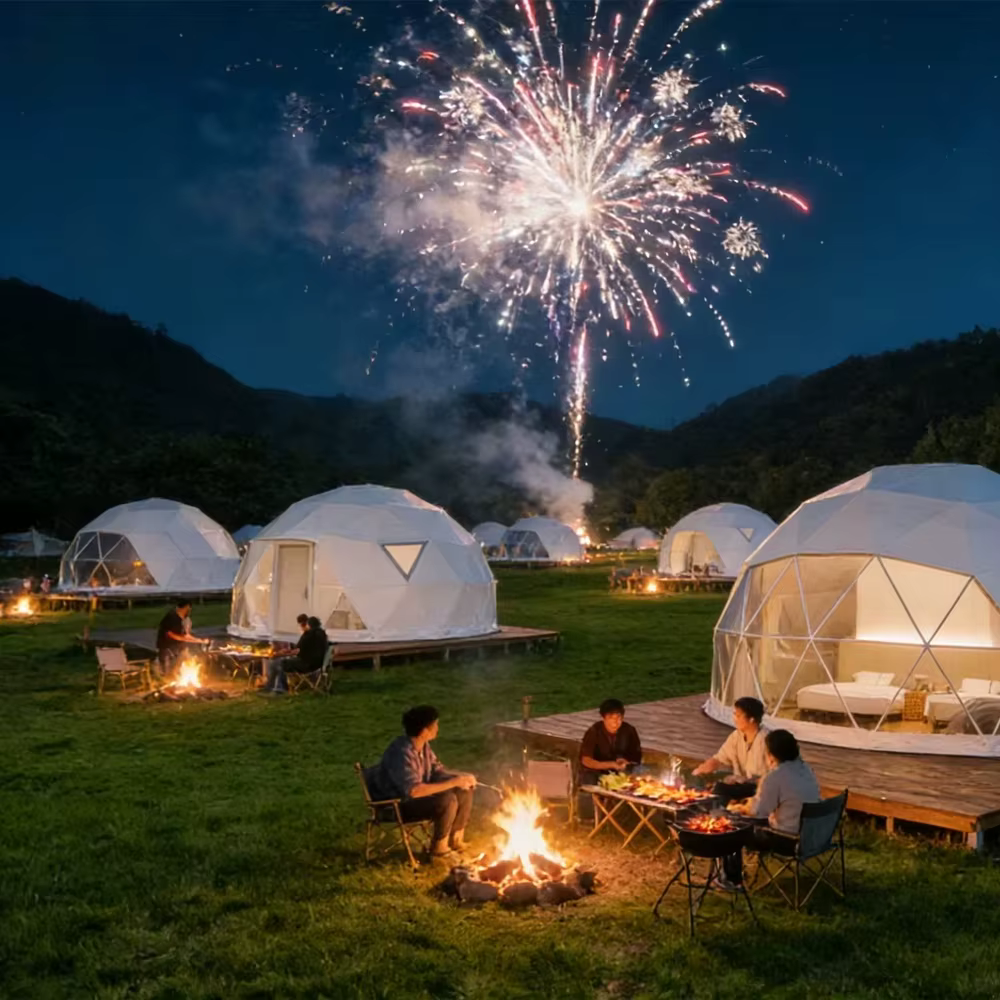 Tente dôme igloo pour camping extérieur