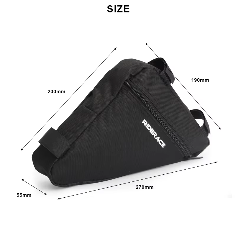 Sac de cadre de Tube avant de vélo, étanche, résistant à l'usure, sac de rangement d'équitation, pochette triangulaire pour vélo de montagne, accessoires de cyclisme