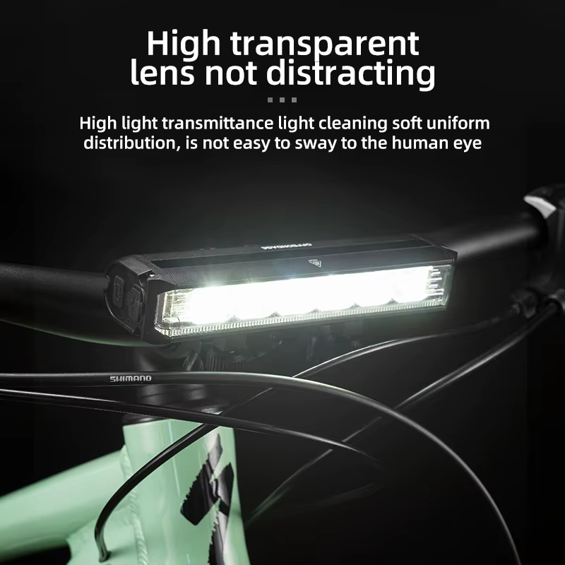 OFFBONDAGE – feu avant de vélo 2600 lumens, lampe de poche étanche 8000mAh, chargeur USB, accessoires de lampe pour cyclisme sur route et vtt