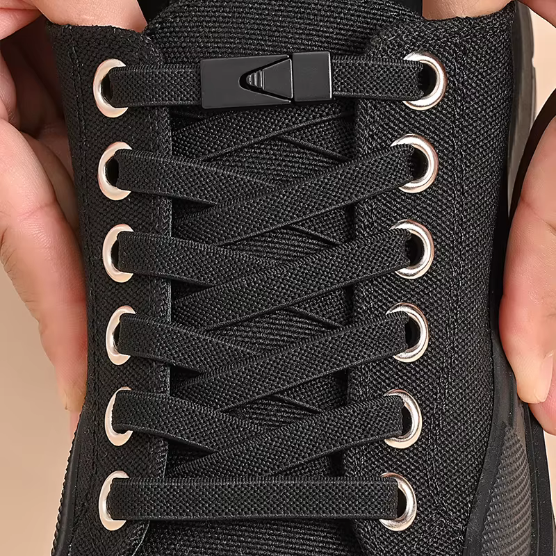1 paire de lacets de chaussures sans cravate
