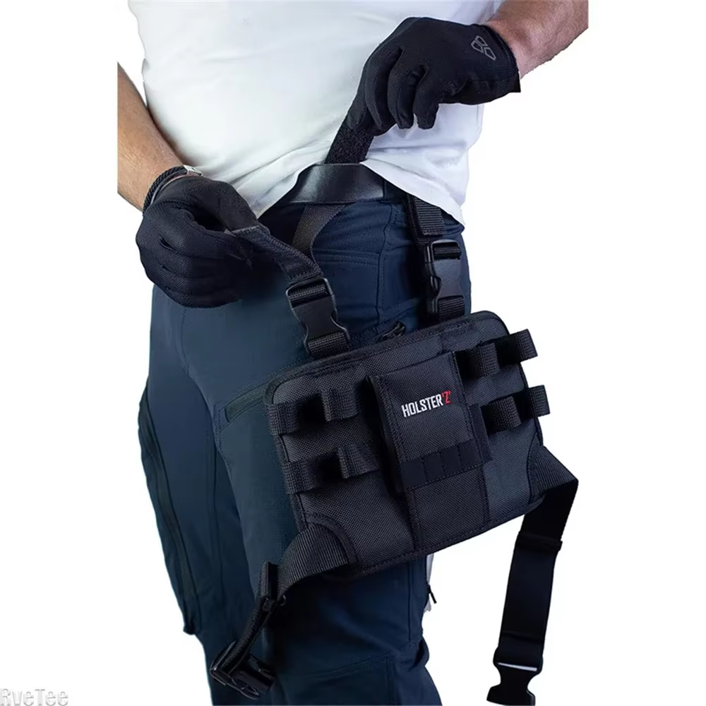 Sac à outils de réparation autour de votre jambe