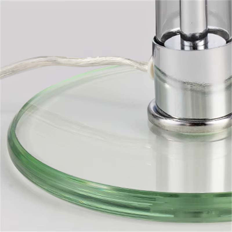 Avely Kevin-Lampe de table en verre nordique, lumière LED de personnalité, conception simple, lampe en tissu pour la lecture, salle d'étude, chambre à coucher, lampe de chevet