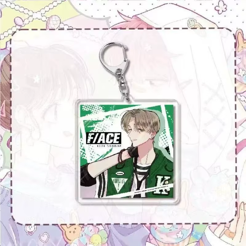 Accessoires d'anime F/ACE : Pendentif en acrylique Fukuhara Tamon, figurine Ouri Sakaguchi, porte-clés en acrylique, accessoire de sac Keito Tachibana, jouet
