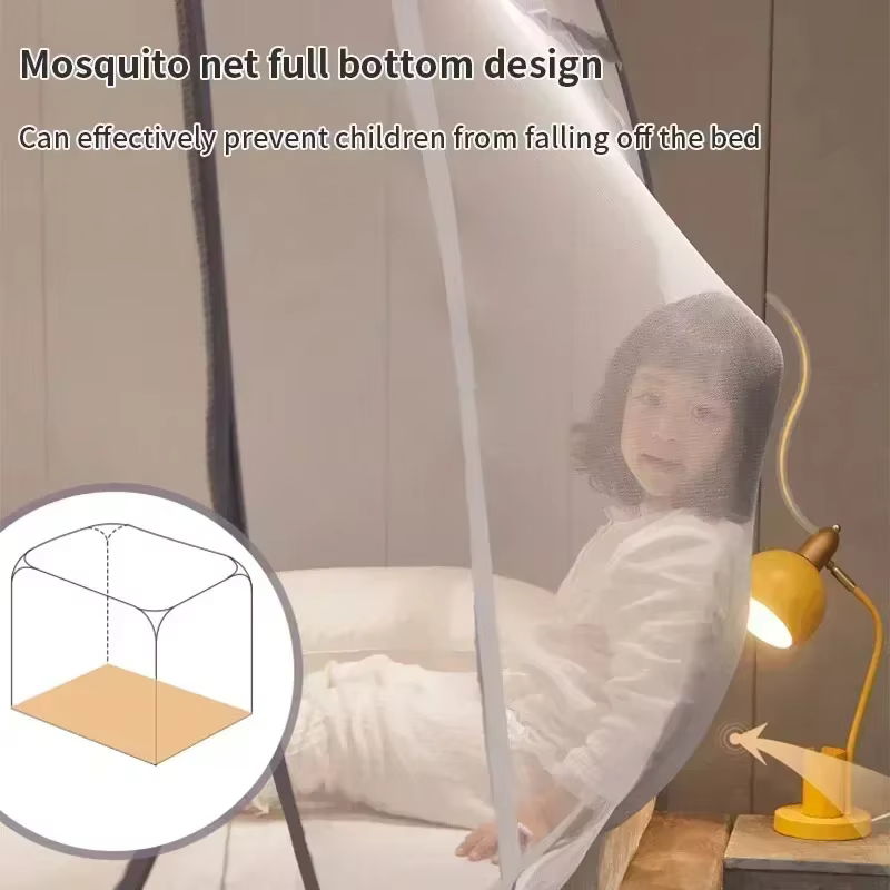 Moustiquaire instantanée pour lit double