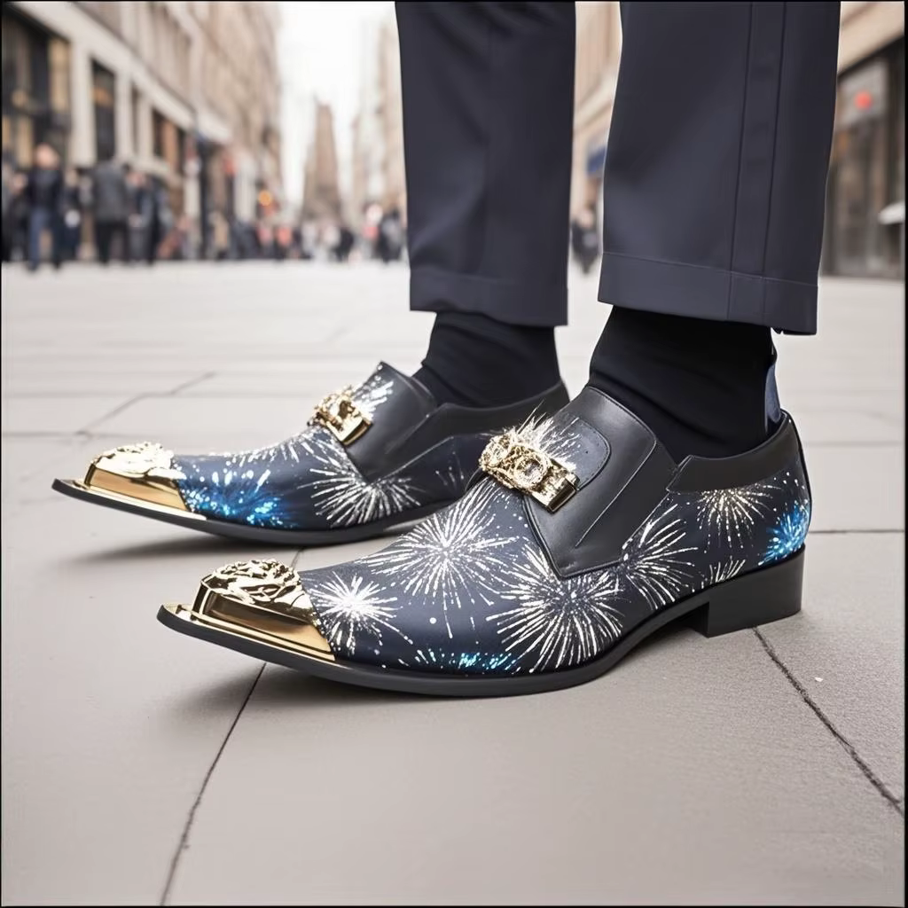 Chaussures de Luxe en Cuir group pour Homme