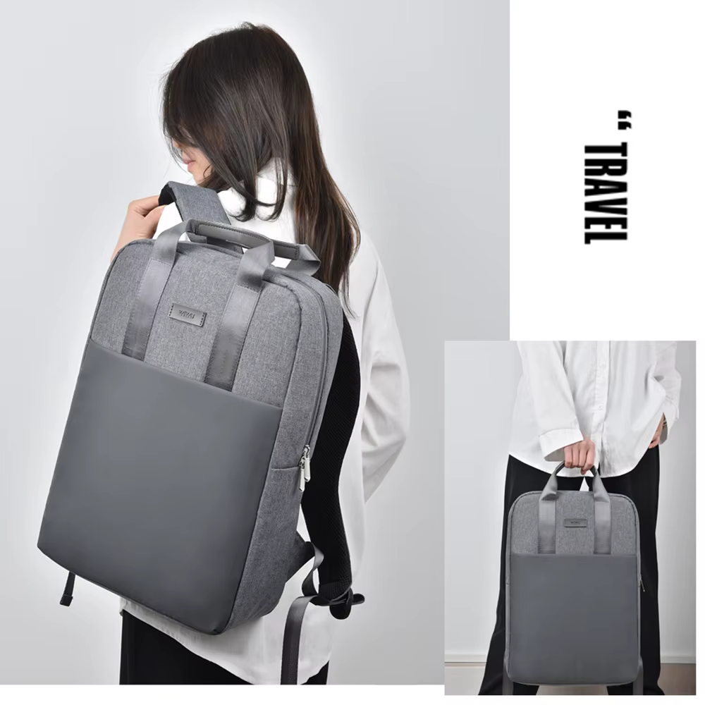 WIWU-Sac à dos pour ordinateur portable pour femme et homme, sacoche d'école de grande capacité pour MacPleAir 15, étanche