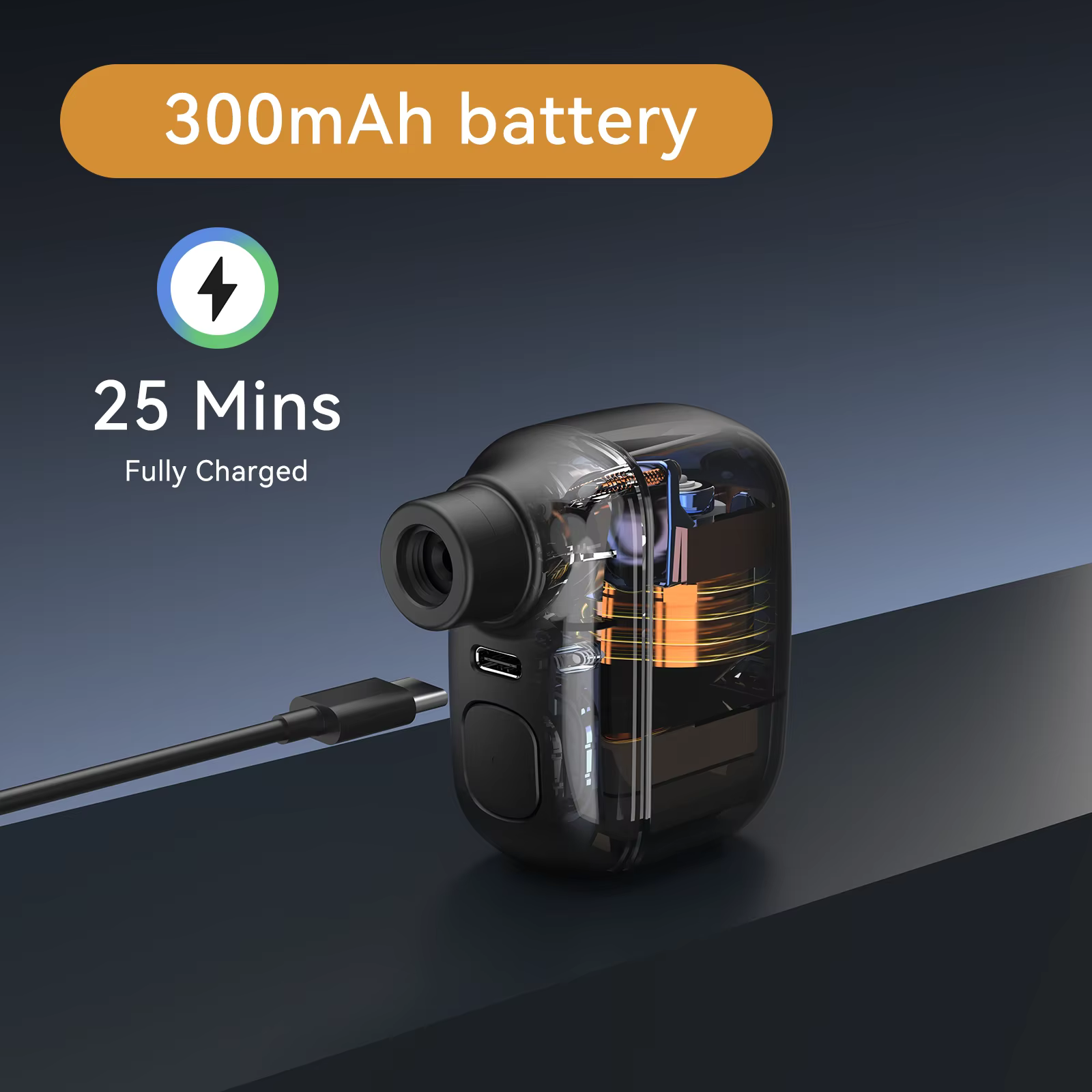 AIRBANK AS100 Mini pompe à vélo Portable gonfleur d'air Rechargeable 100PSI type-c accessoires