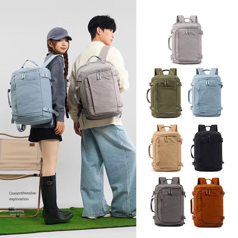 Sac à dos de voyage léger en nylon imperméable
