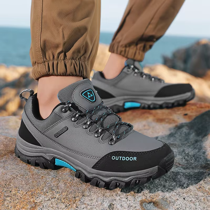 Chaussures de randonnée pour hommes imperméables en plein air basses bottes