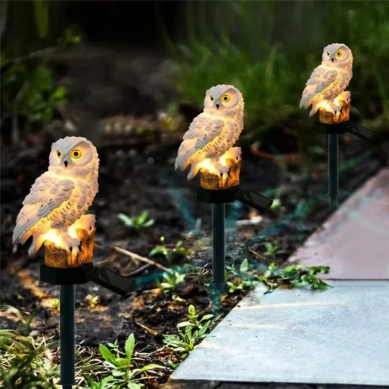 Lampe solaire LED étanche pour décoration de jardin, lumière extérieure, théâtre, animal, 62
