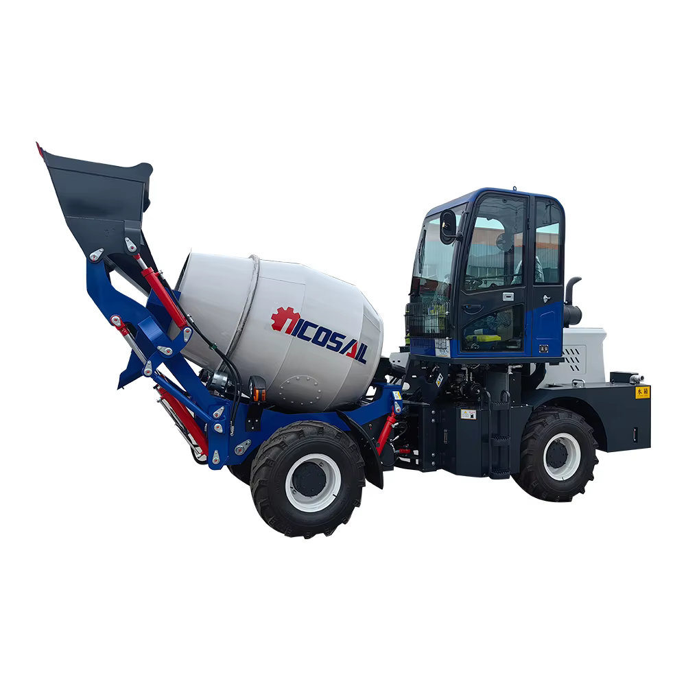 Camion mitigeur de béton à chargement automatique Mobile 3