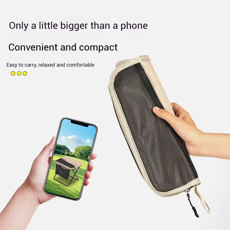 Tabouret pliable pour sac à dos