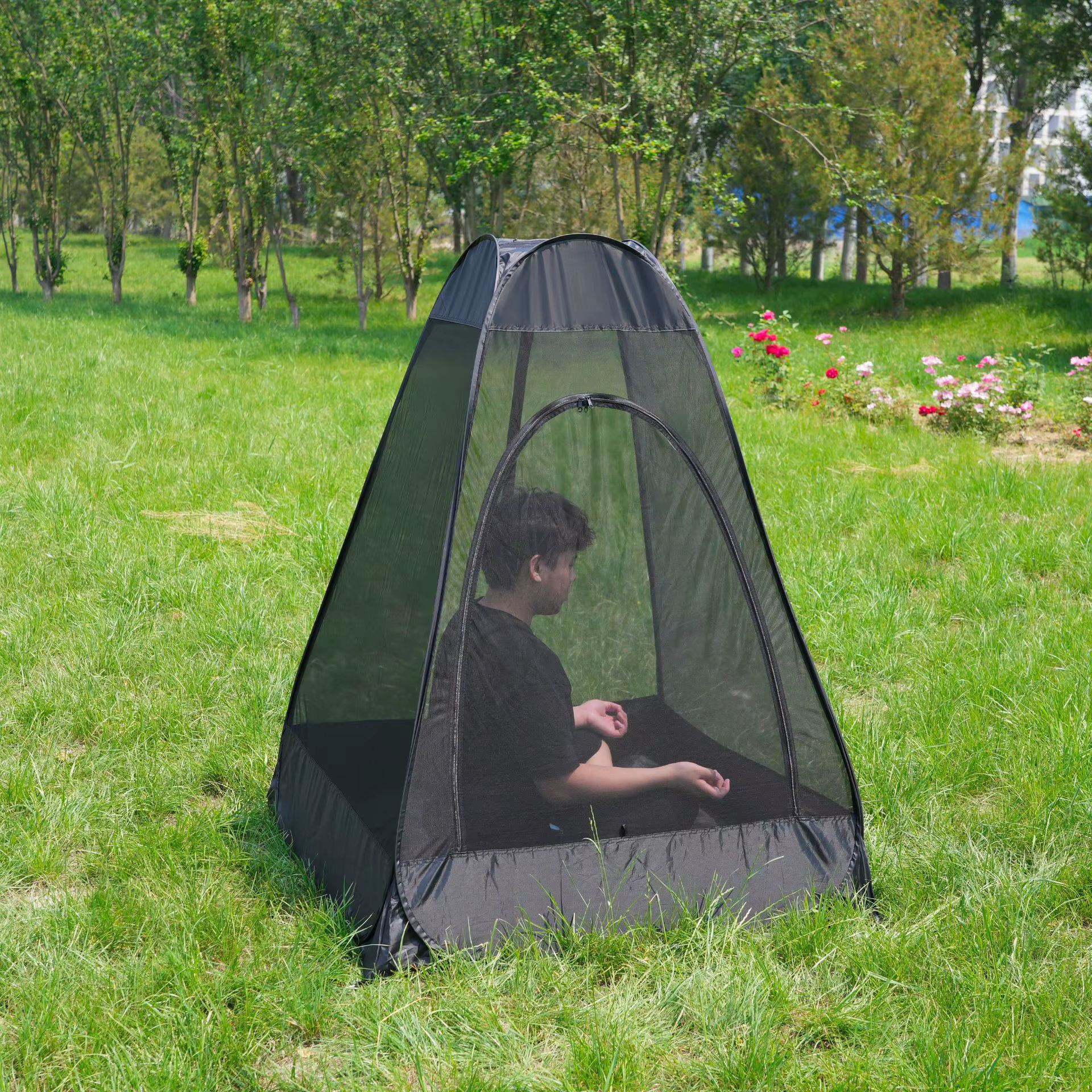 Tente anti-moustiques de pêche et de camping à ouverture rapide pour l'extérieur