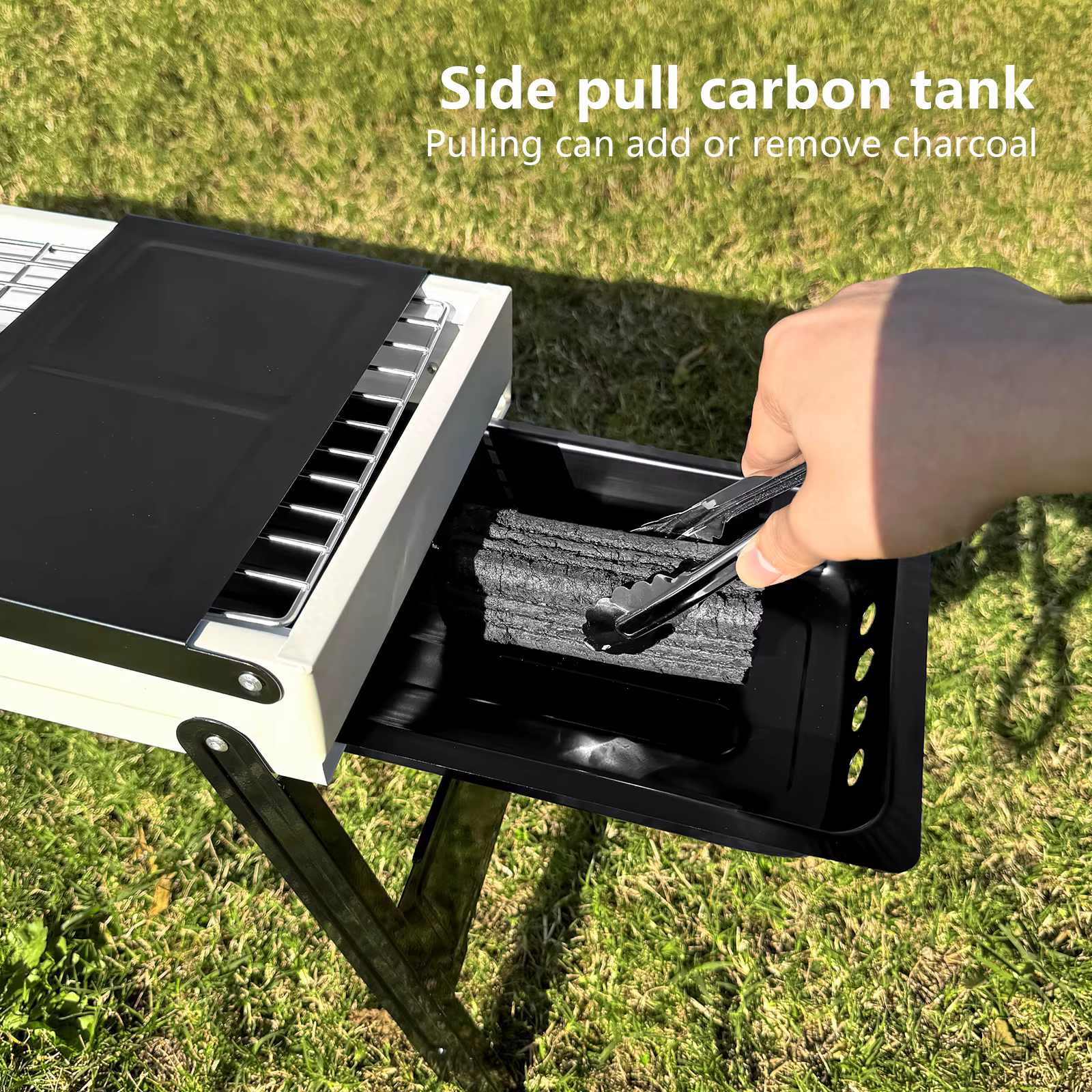 BISINNA Barbecue extérieur Grill Portable pliant poêle à charbon de bois Camping brûleur brasero pour voyage pique-nique