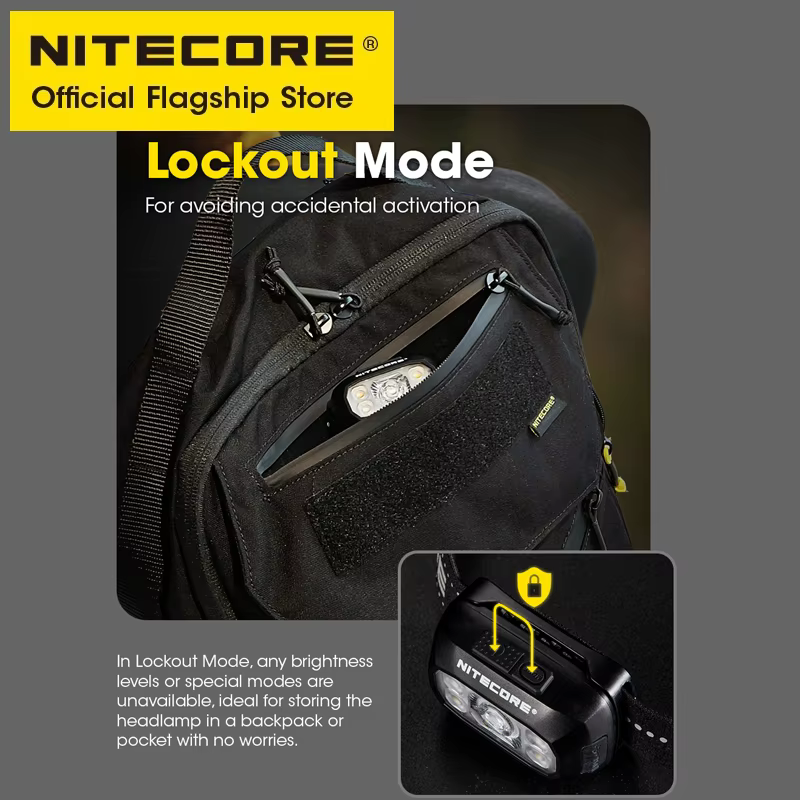 NITECORE NU30 Lampe de sauna aste USB-C 500 Lumens Lumière
