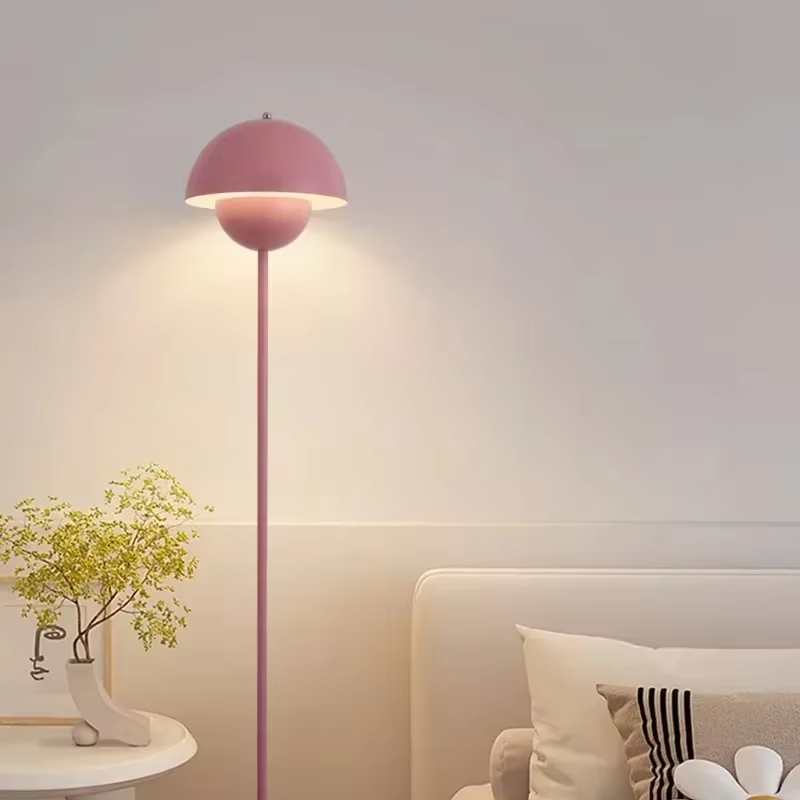 Lampe LED autoportante en forme de champignon, design nordique moderne, design rétro, luminaire décoratif d'intérieur, idéal pour un salon, une chambre à coucher ou un canapé