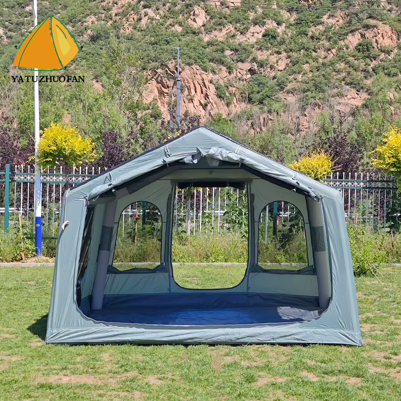 Tente de camping commerciale de qualité supérieure, montage rapide en 20 secondes, cabane de glamping imperméable pour centres de villégiature