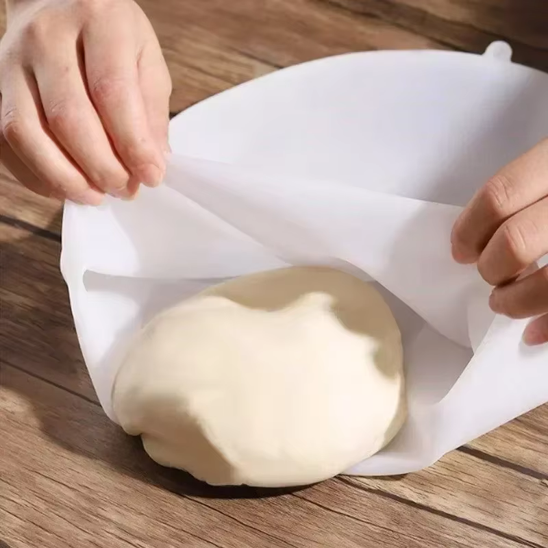 Sac de pétrissage de pâte en Silicone de qualité alimentaire, sac mélangeur de mélange de farine, mélangeur de pâte polyvalent, outil de cuisson pour pain, pâtisserie, Pizza