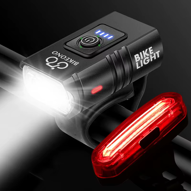Lampe de vélo avant et arrière T6 LED