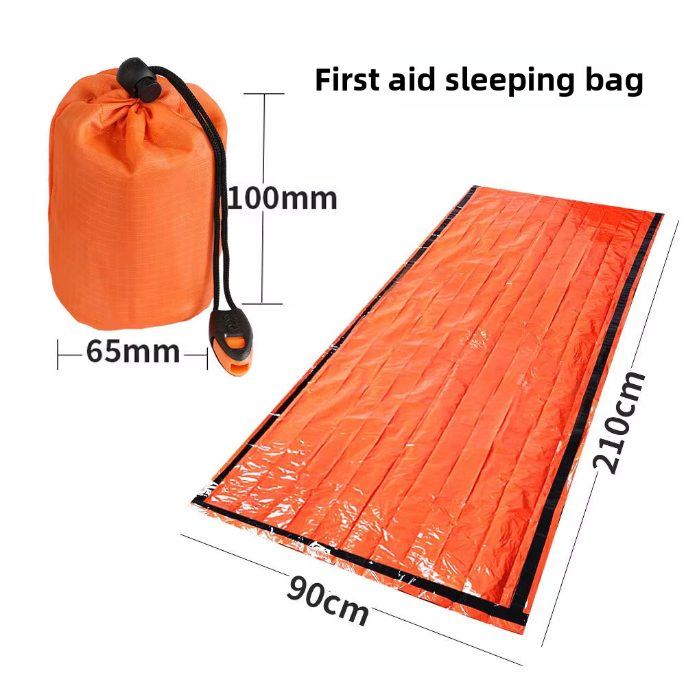 Sac de couchage d'urgence pour premiers secours en plein air