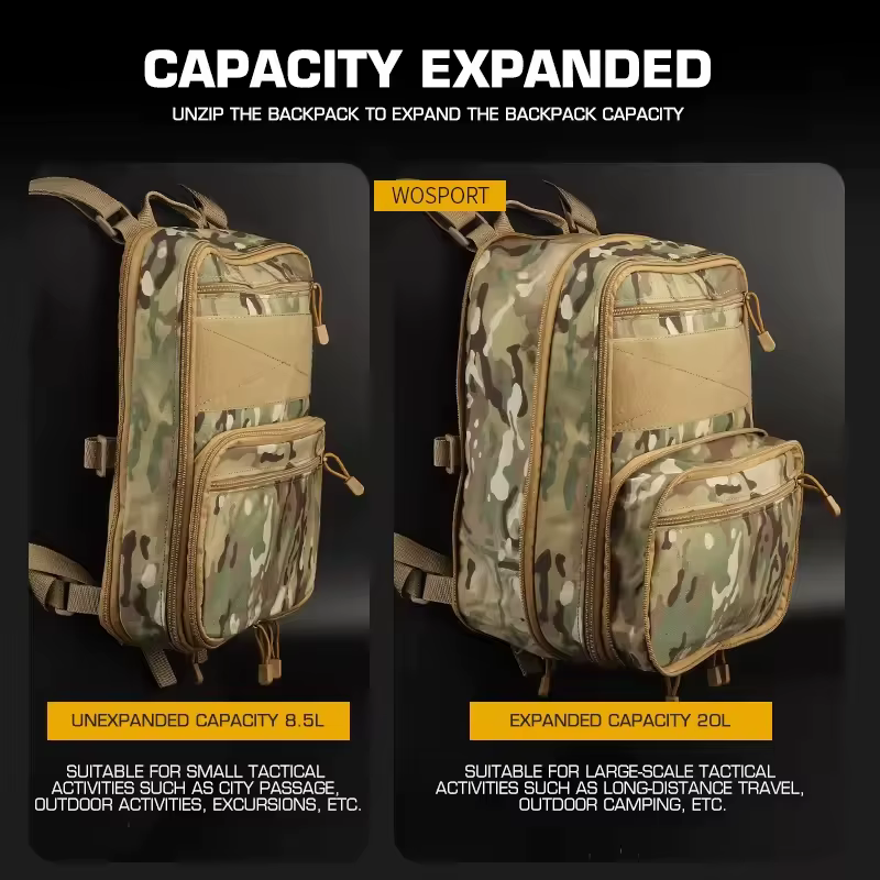 Sac à dos MOLLE grande capacité 20L