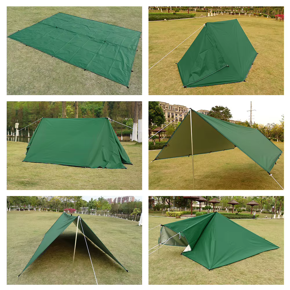 Tente de survie imperméable à 19 points de suspension