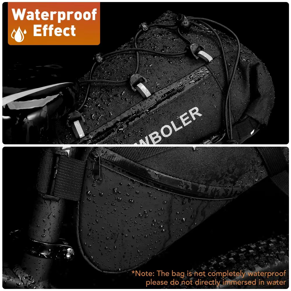 NEWBOLER sac de vélo étanche 10L grande capacité sac de selle