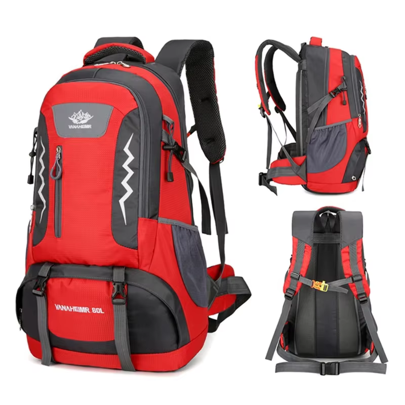 Sac à dos de randonnée 60L, résistant à l'eau, pour hommes et femmes, pour le camping, les sports de plein air, les voyages et l'alpinisme