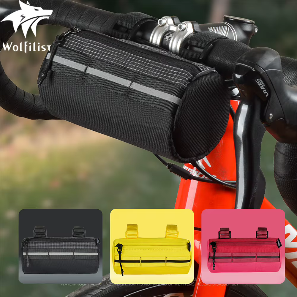 Sac de guidon de vélo-sac avant de vélo de grande capacité 2L