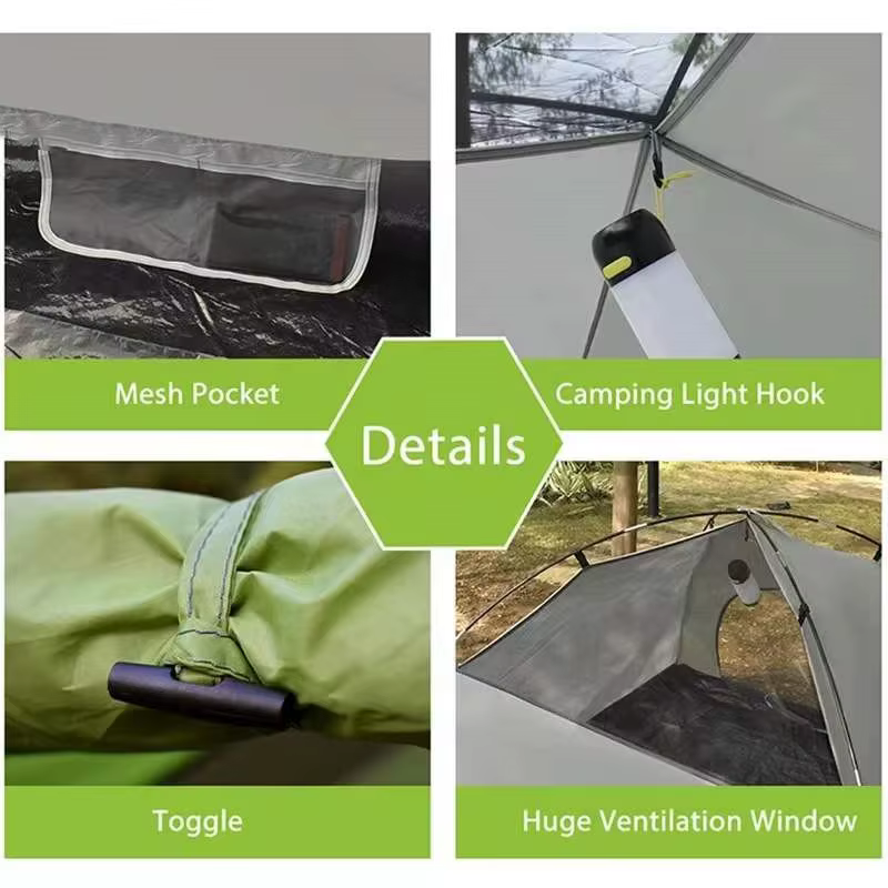 Tente de camping automatique légère pour 4-5 personnes