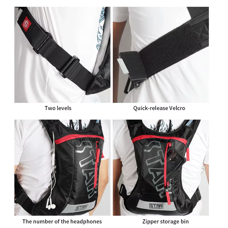 Star Field Knight – sac à dos léger + sac d'hydratation