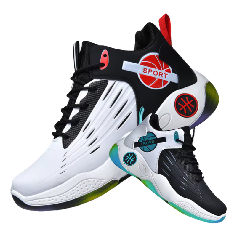 Chaussures de course pour hommes, doublées polaire, décontractées, style basketball, légères, en cuir synthétique, nouvelle collection automne-hiver, sport