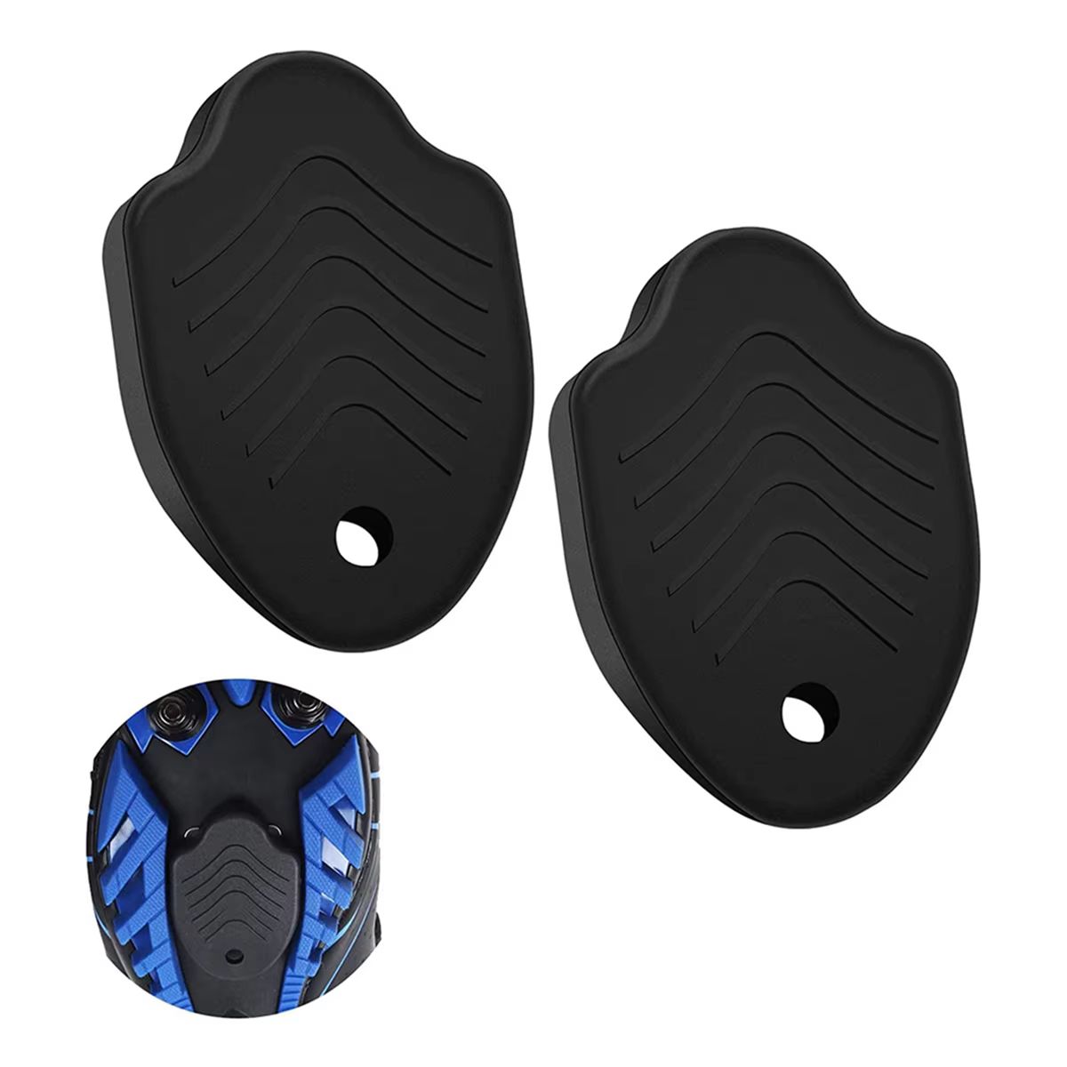 RYOST SPD Couvre-crampons, Couvre-crampons de vélo durables compatibles avec les crampons Shimano SM-SH51 SPD, 1 paire