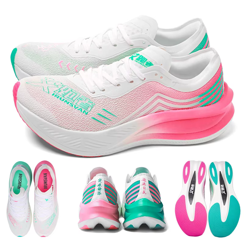 IRUNSVAN 1.0 Chaussures de course professionnelles en nylon avec plaque de carbone intégrale