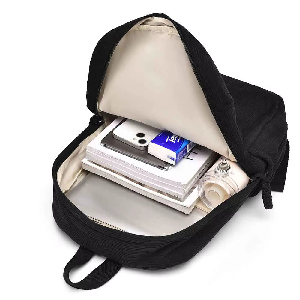Sac à dos personnalisé pour enfants, sac à dos en velours côtelé brodé, retour à l'école, sac à dos avec nom d'enfant, sac d'école universitaire, tout-petit, avec nom