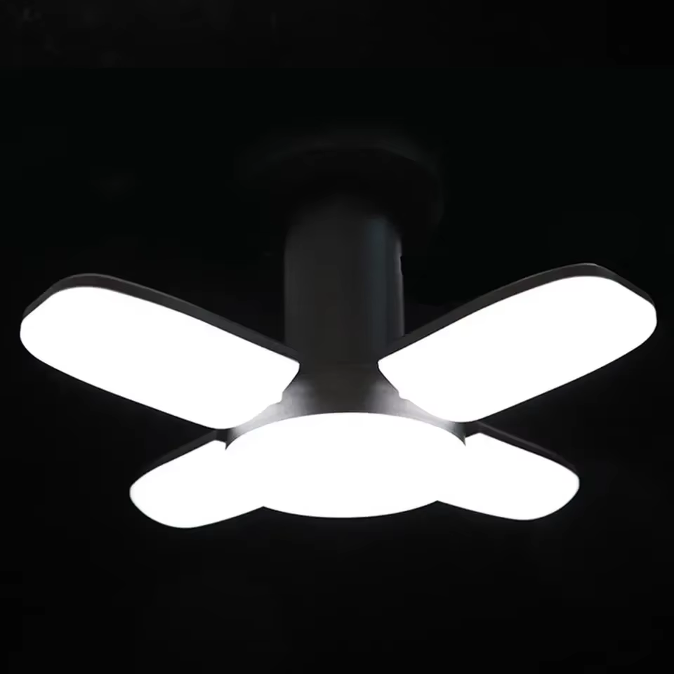 Éclairage extérieur LED feuille lampe de Camping accroché d'urgence solaire USB Rechargeable tente