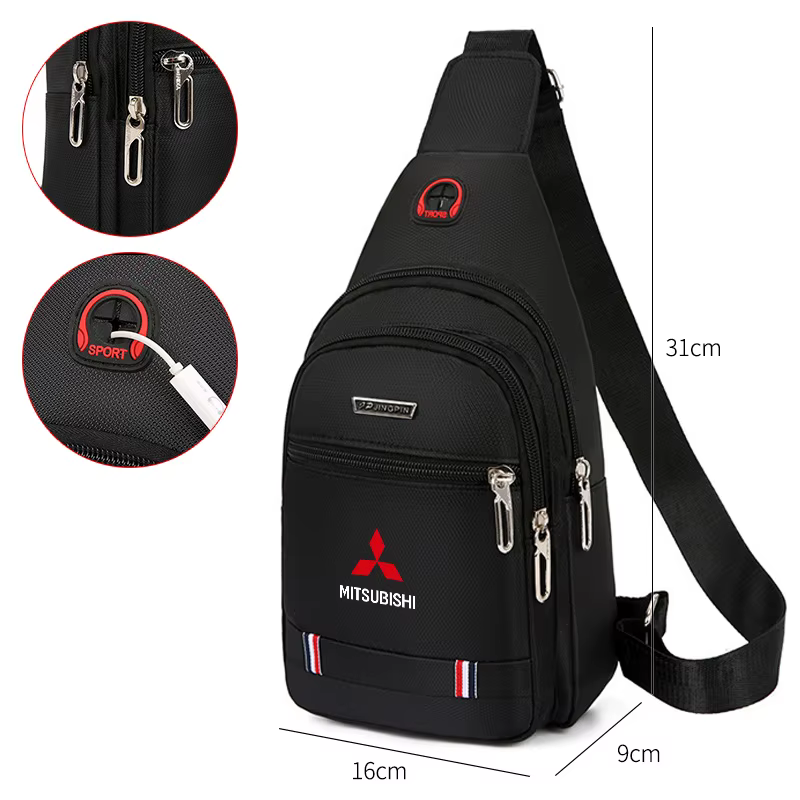Petit sac à dos à une épaule pour voiture de loisirs