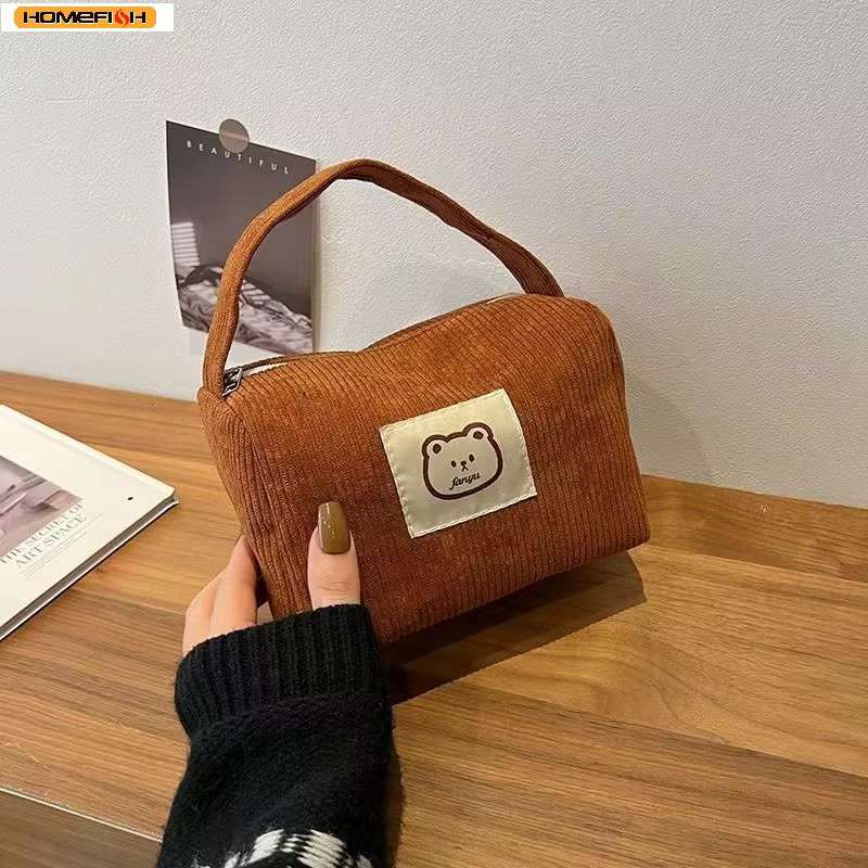 Sacs cosmétiques Homefish pour sacs à main en peluche mignons, sac à main tendance d'été, doux, confortable, grande capacité, sac à main tendance pour femmes avec poignée