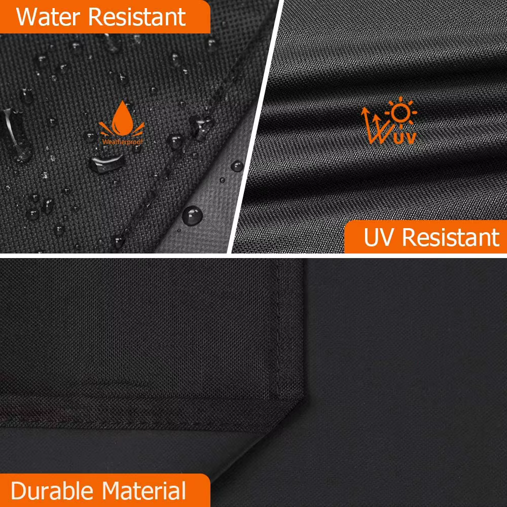 Housse de protection pour Barbecue d'extérieur, imperméable, robuste, Anti-soleil et pluie, pour Weber, ronde et rectangulaire, accessoires pour Barbecue