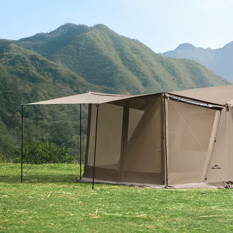 Naturehike Village 6.0 Deluxe 2.0 tente de Camping 3-4 personnes auvent automatique