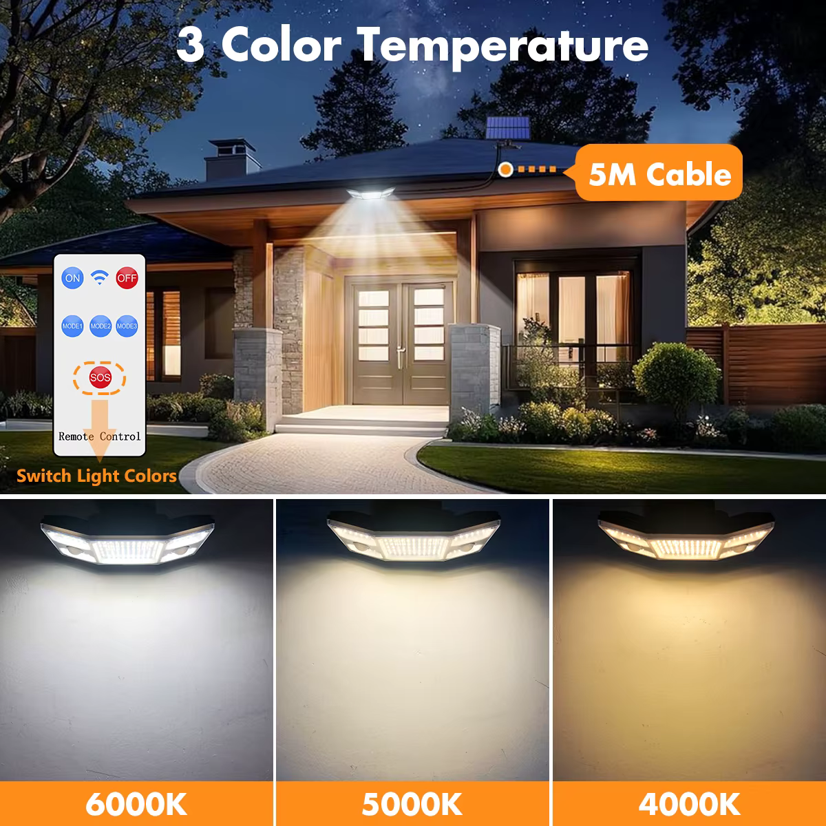 Lampe solaire d'extérieur