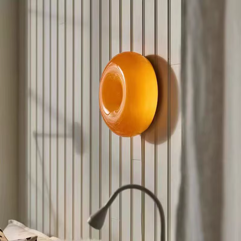 Applique Murale LED en Verre au Design Nordique